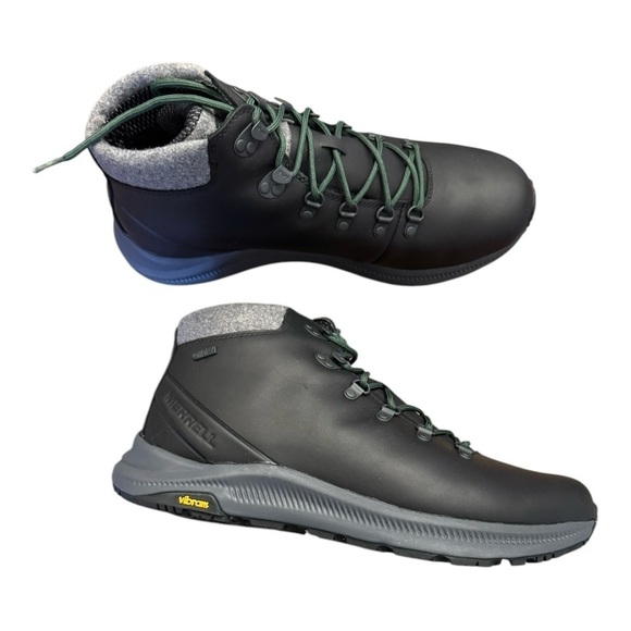 Merrell Men\'s Ontario Thermo Mid Waterproof Boots - Black NIB main image 2